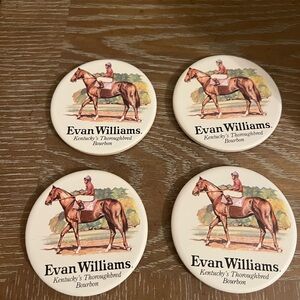 Vintage Evan Williams Kentucky Bourbon Coasters